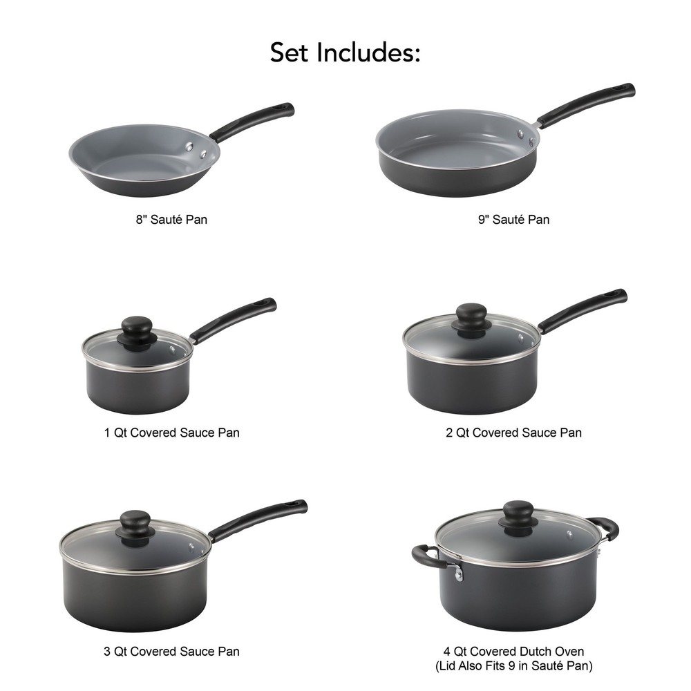 Primaware Ceramic Cookware Set 10 Piece