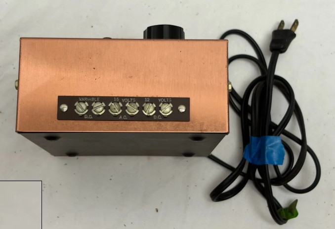 TYCO Trains HO Scale Model Train Hobby Transformer Controller #899V + Throttle P