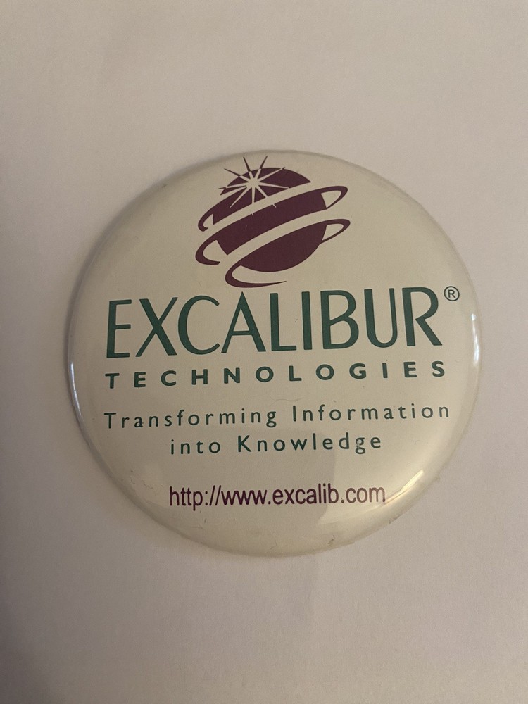 Excalibur Technologies Pin Back Button P188