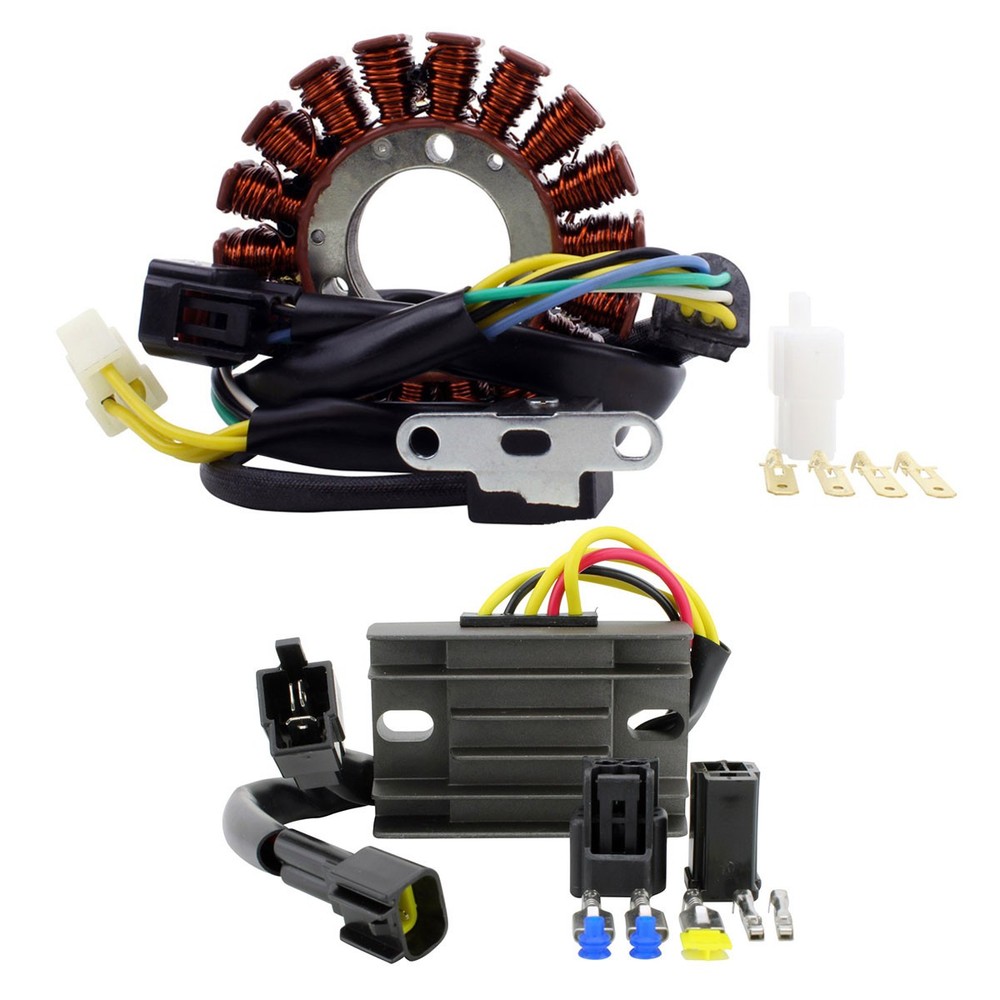 Kit Stator + Voltage Regulator Rectifier for Kawasaki KLX 400 2003 2004