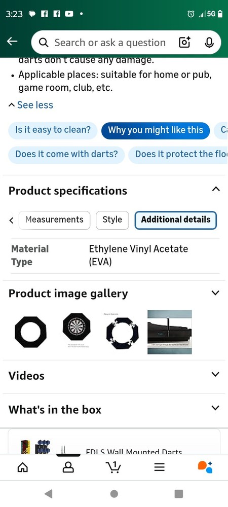 Octagonal Dart Board Backboards 4Pcs Removeble Dartboard Surround Wall Protector