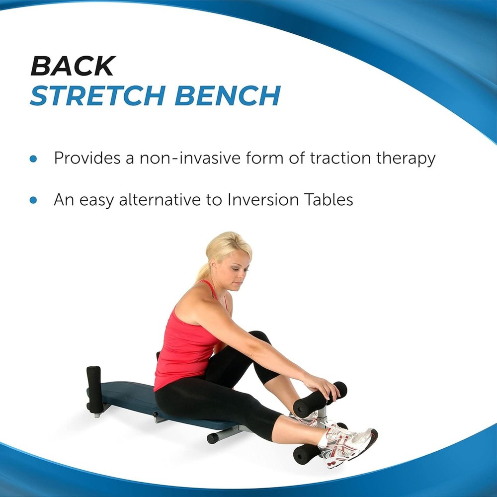 Stamina InLine Back Stretch Bench Upper and Lower Back Stretcher - No Inversi...