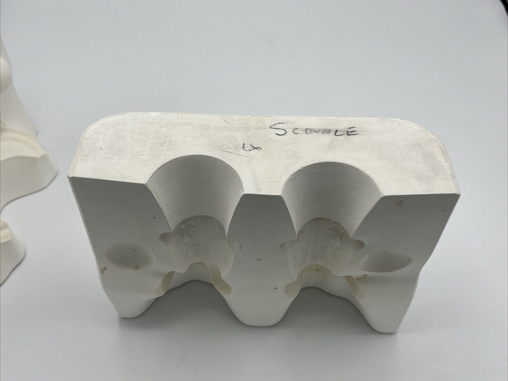 Ceramic Slip Cast Casting Mold Holland H-882 Cup Sconce Pair