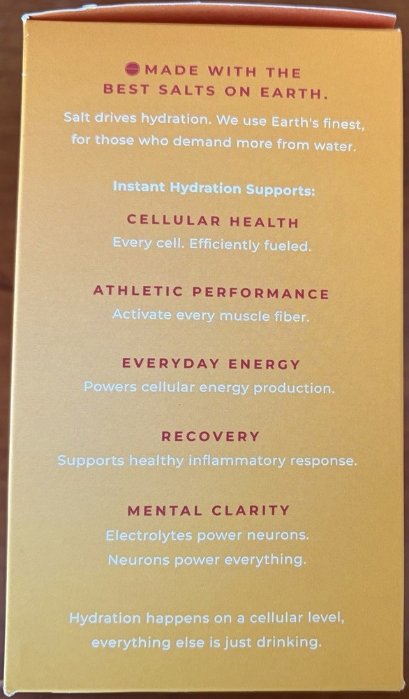 Instant Hydration ~ Max Holloway, 12 Pack~ Mango Pineapple Hydration Electrolyte