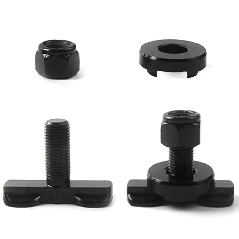 Pack of 8 L-Track Double Lug Threaded Stud Nut Fitting Tie Down