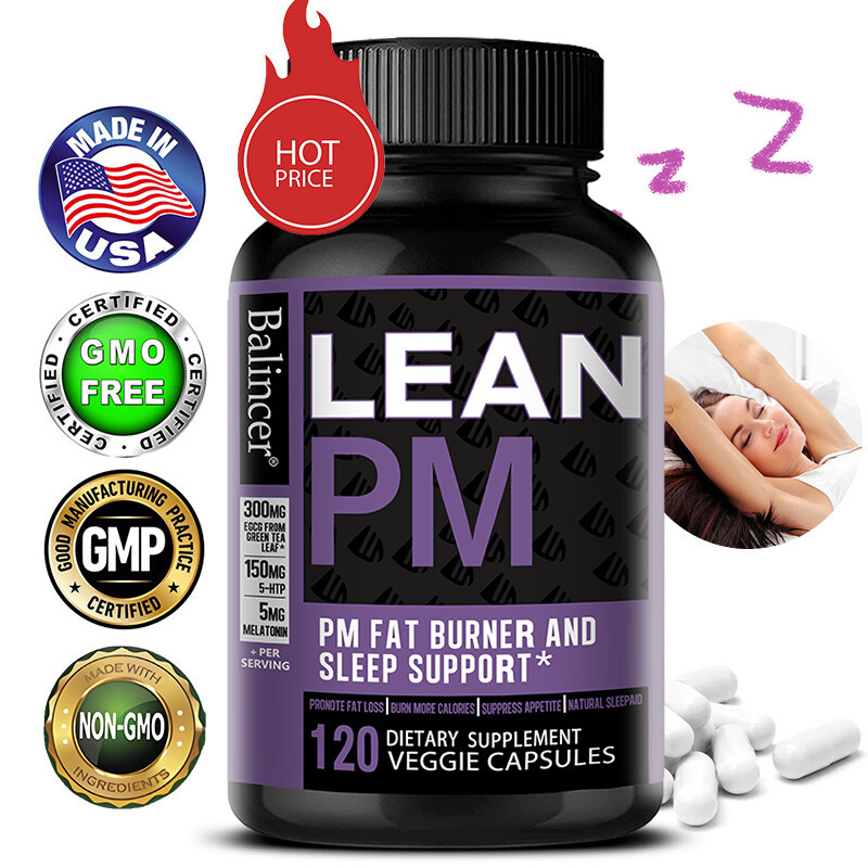 Lean PM Nighttime Fat Burner and Sleep Support Supplement