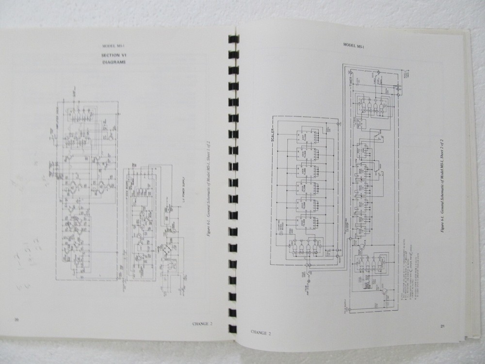 EBERLINE LABORATORY Mini Scaler MS-1 TECHNICAL MANUAL 1974