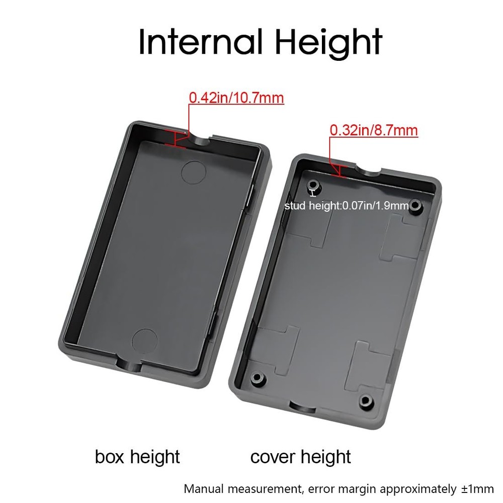 Project Box 10 Pieces ABS Plastic Electrical Project Case Small Junction Box