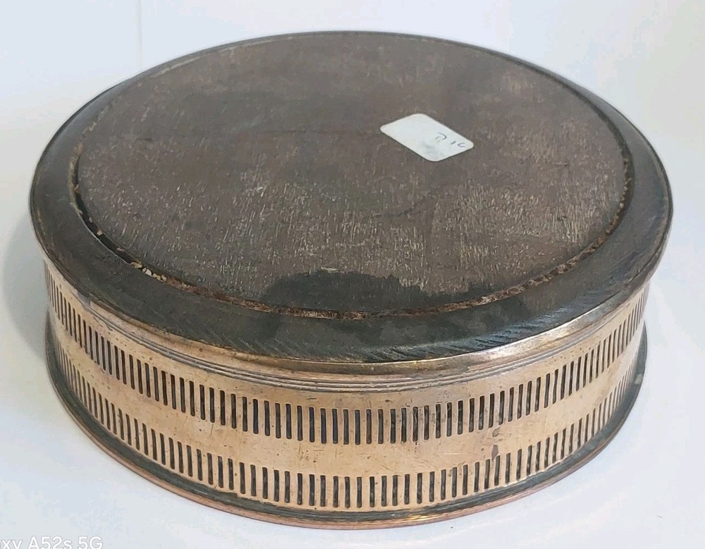 Antique Copper Wine Bottle Coaster