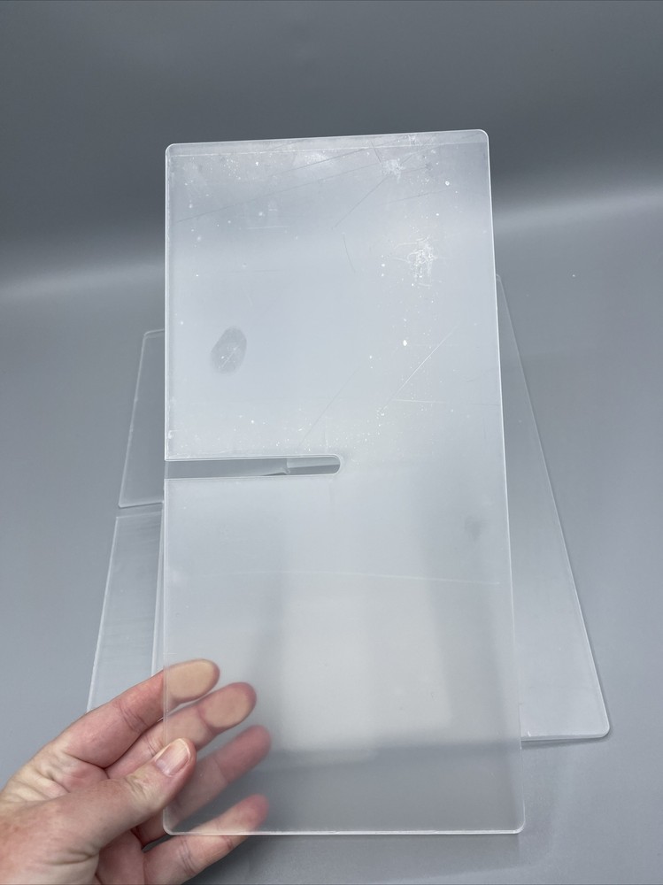 Clear Acrylic Book Holders 2 Pack NEW