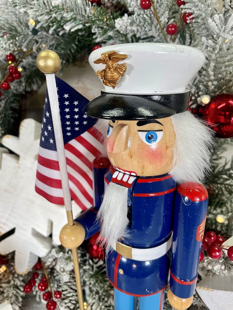 Santa's Workshop 14" Marine Nutcracker