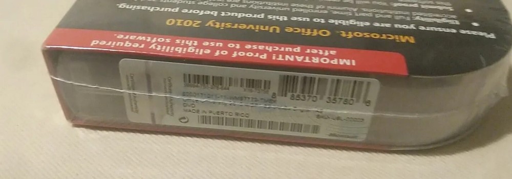 Microsoft Office University 2010. Sealed. New