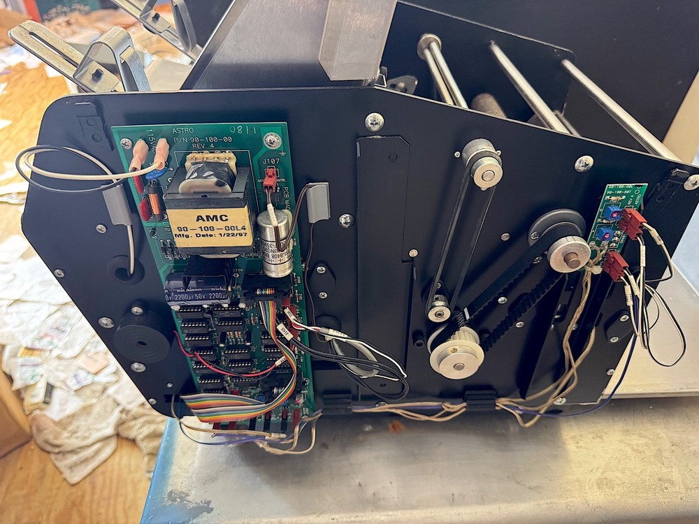 Astro ATS-9300 Automatic Labeling and Tab Machine, New rollers,belts, etc. SEE !