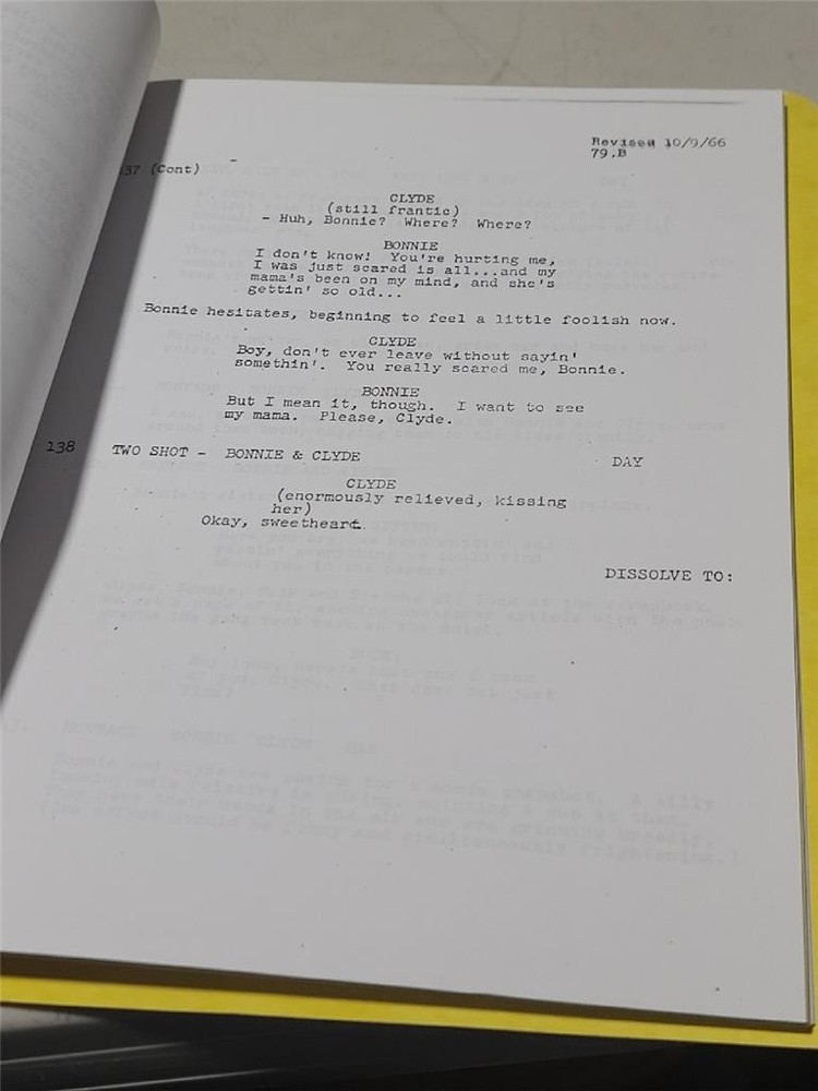 Bonnie and Clyde 1966 Screenplay Script by David Newman & Robert Benton