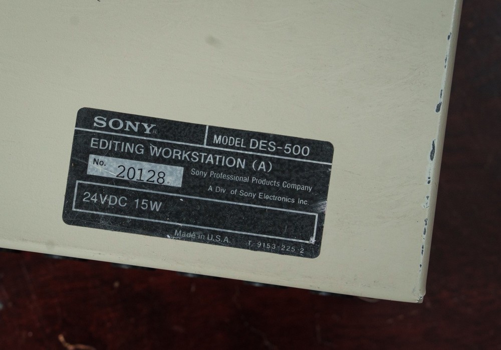 Sony DES-500 Editing Workstation (A) Audio Processor - Rack Mountable