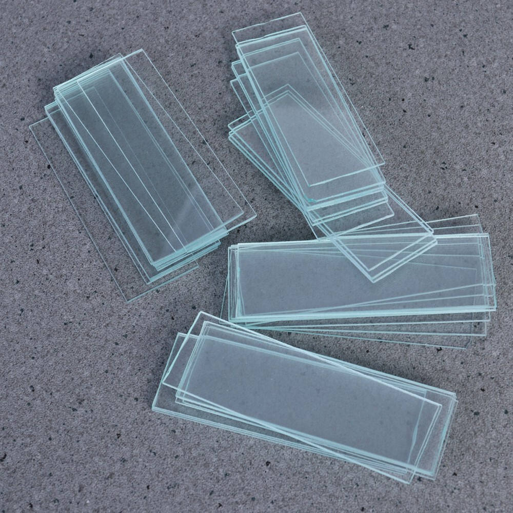Blank Microscope Slides and Square Cover Glass for for Optical Microscope New