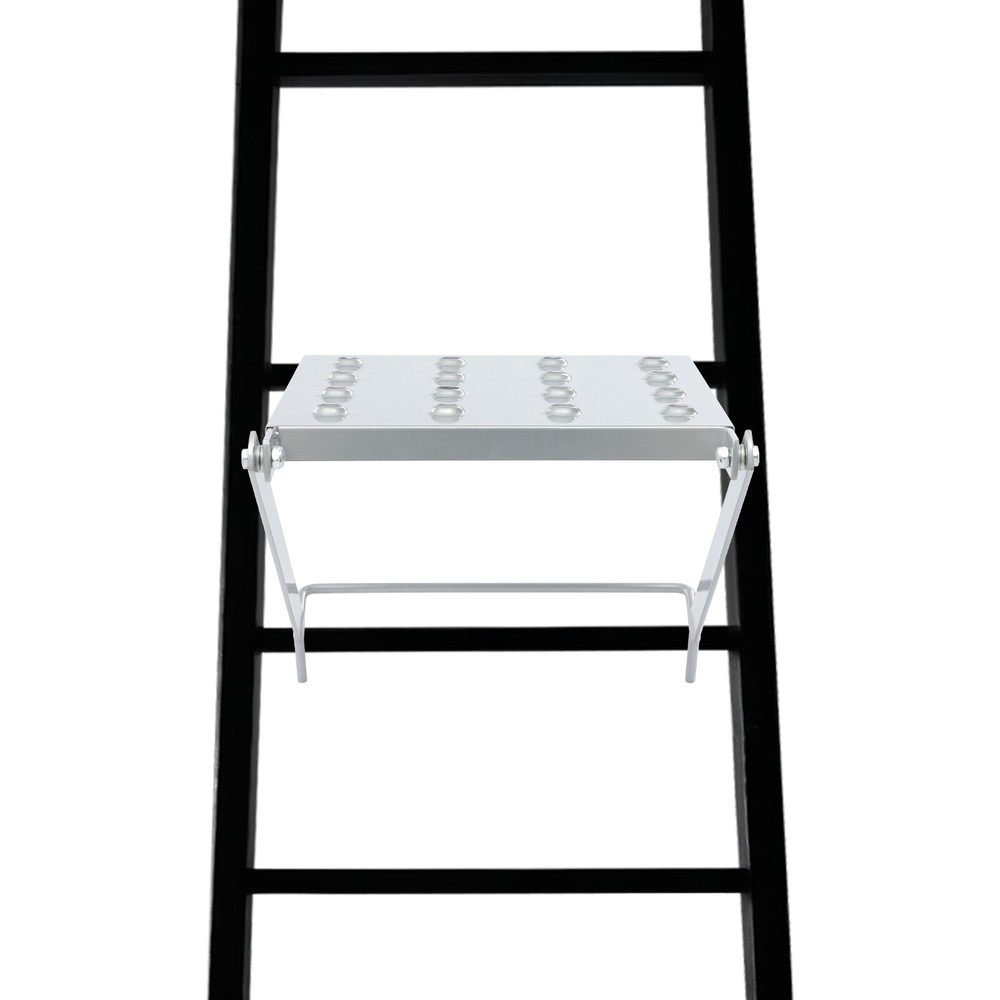 Ladder Platform Accessory Heavy Duty Work Stand System Accessories Holds Silver