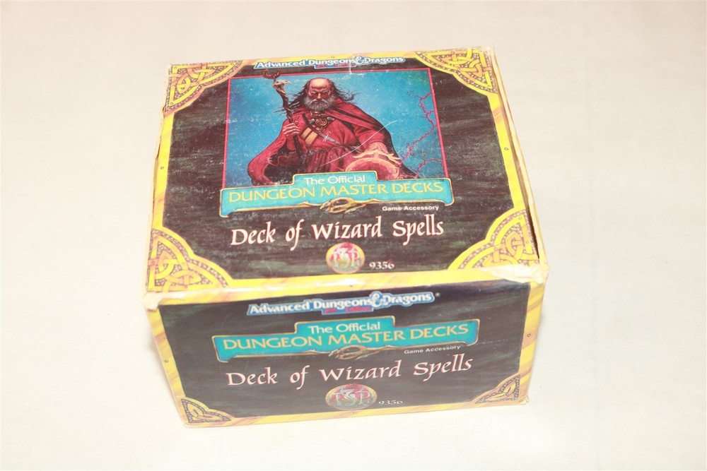 DECK OF WIZARD SPELLS - AD&D Official Dungeon Master Card Deck