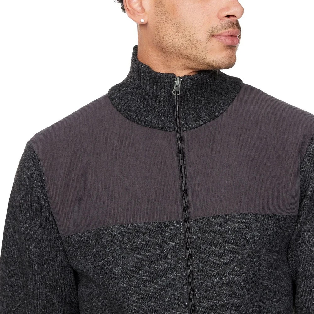 IZOD Men's Full Zip Lined Sweater New with Tags