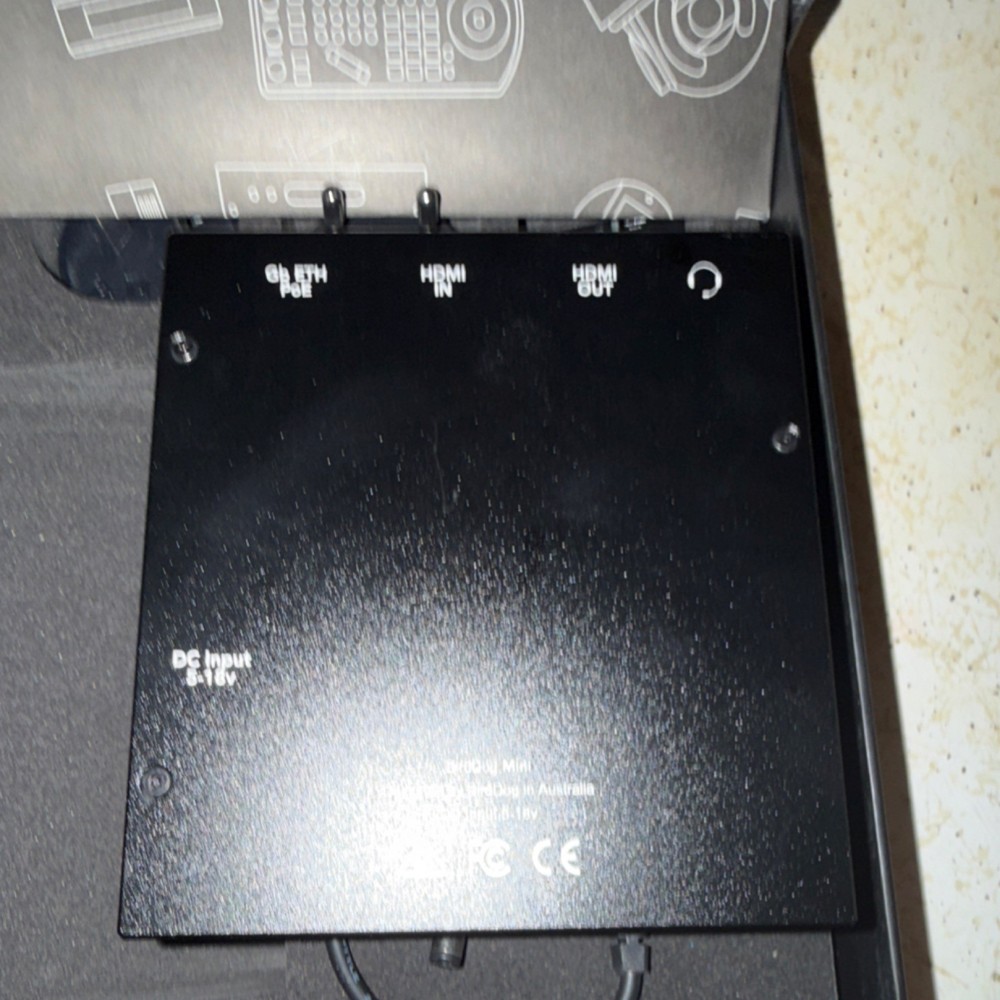 BirdDog Mini HDMI to NDI Encoder Decoder Tally Display PoE HD Console