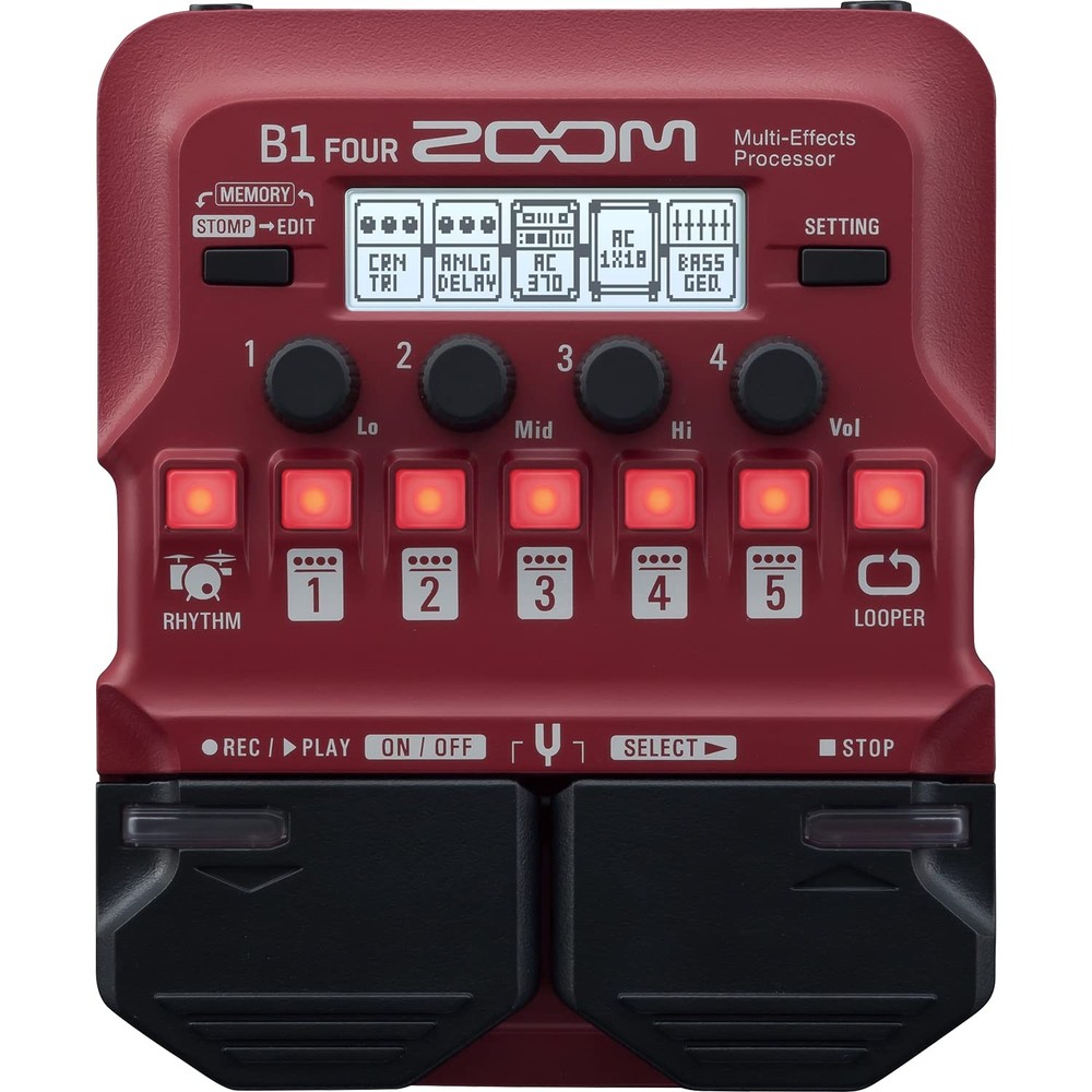 ZOOM Zoom Base Multi Effector Red B1 Four