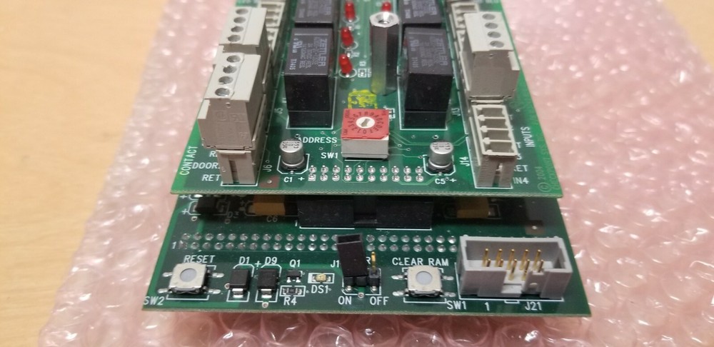 Checkpoint AC-1200-CPU CPU Board With A1033 Reader Board Access Control Rev00