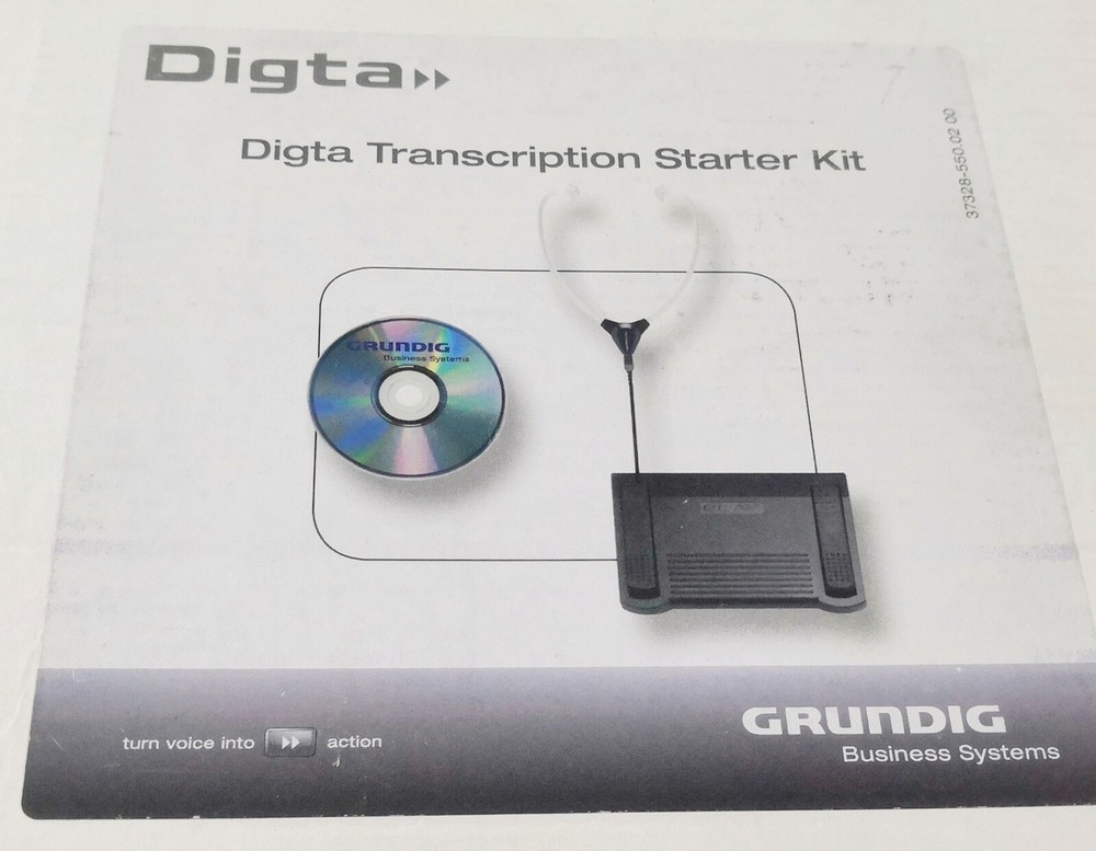 Grundig PFR7350 Digta Transcription Starter Kit Pro