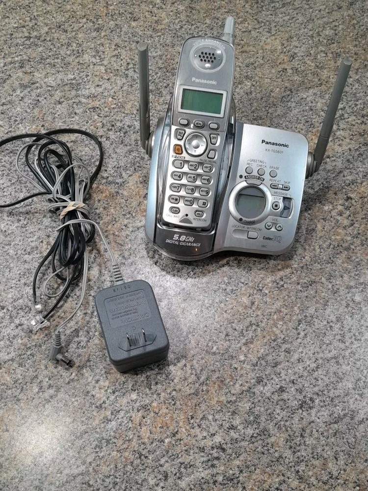 PANASONIC KX-TG5631 Tested Working Needs Replacement Battery