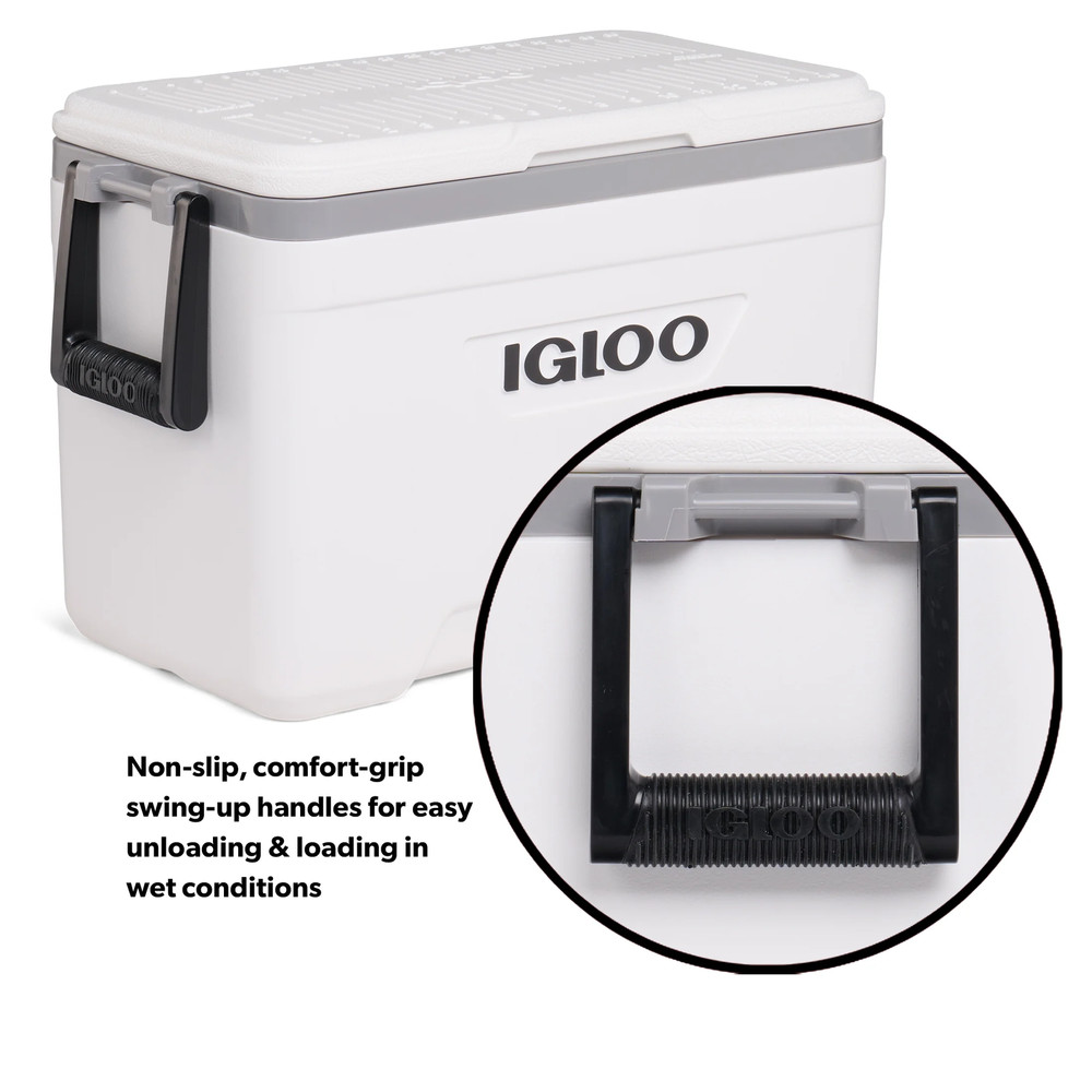 Igloo 25 QT Marine Hard Sided Cooler, White