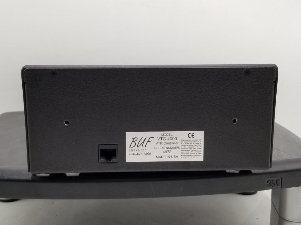 BUF VTC-4000 Control Panel