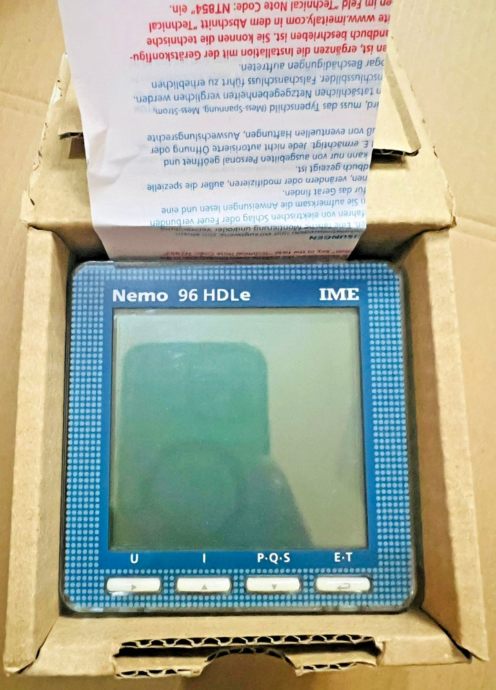 IME MF96421 NEMO 96HDLe, POWER ANALYZER NEW