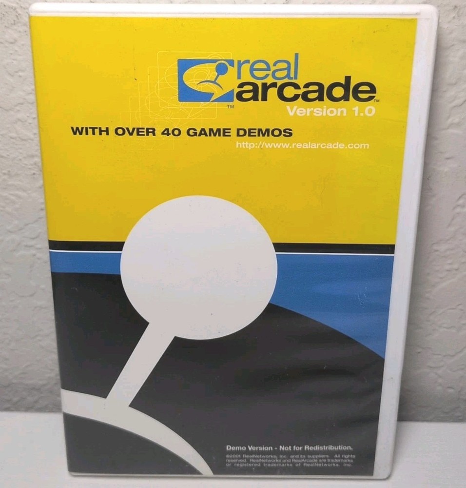 Real Arcade Version 1.0 Over 40 Game Demos PC CD ROM B283