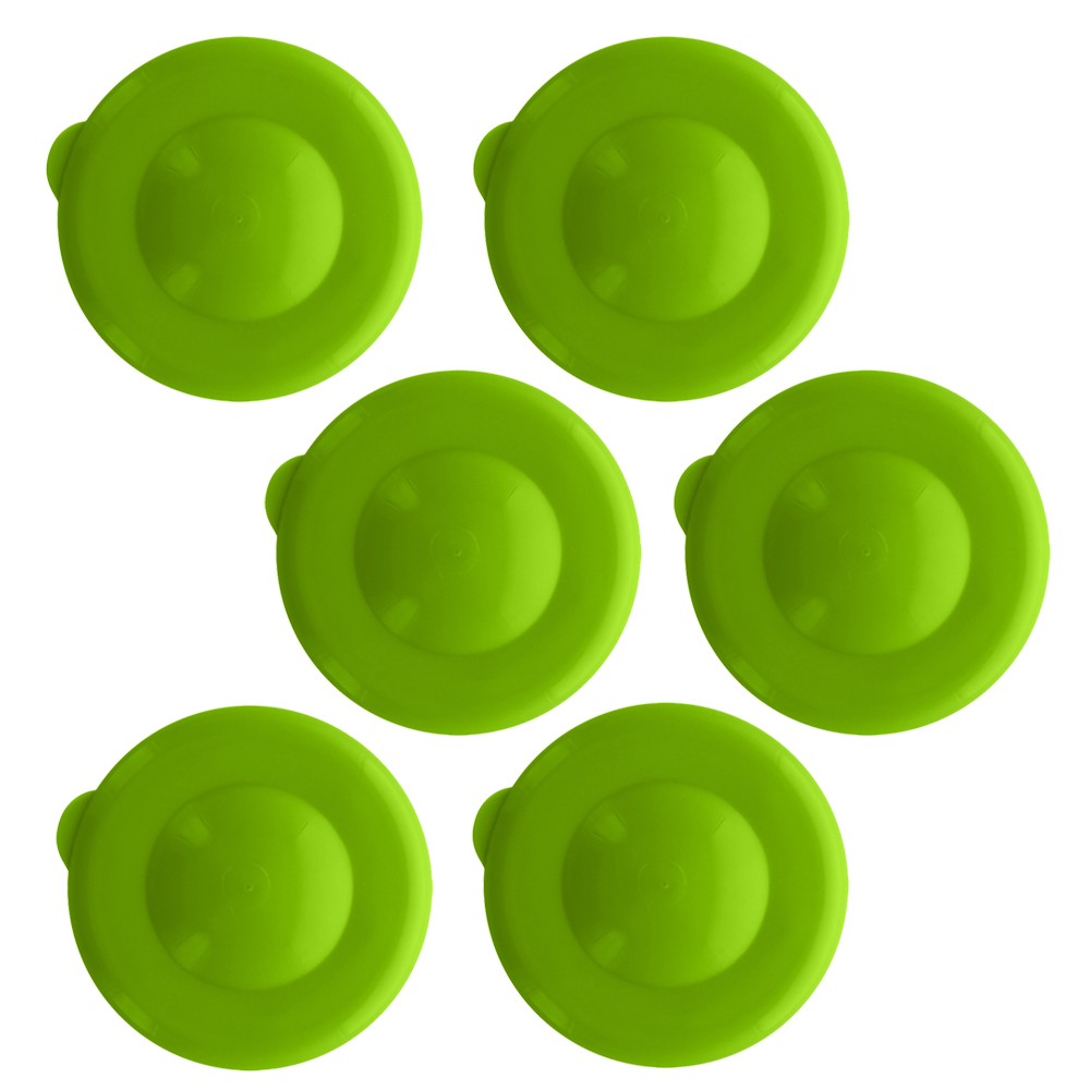 Home Brew Ohio Light Green Dew Caps Set of 6