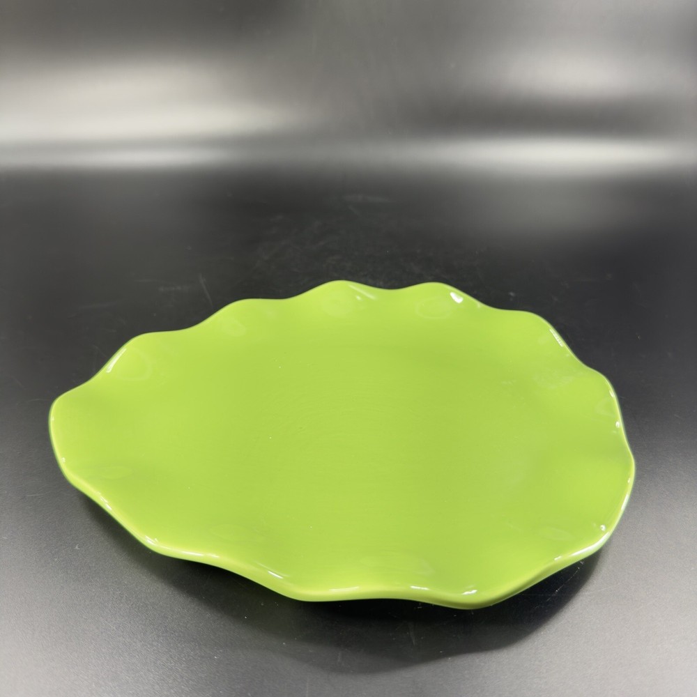 Pottery Barn Easter Egg Shape Dish Plate Set 4 All Different Multicolor Ceramic