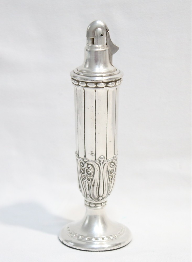 Vintage Silver Plate Ronson "JUNO " Table Lighter Working Condition