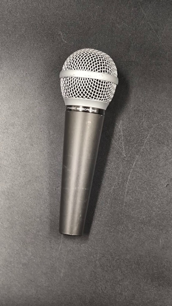 Stage Line DM-2500 Dynamic Microphone Used Working Grey
