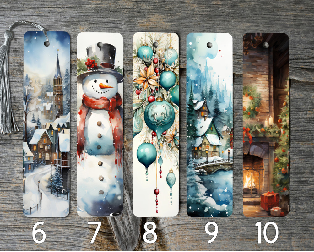 Christmas Winter Metal Bookmarks 3
