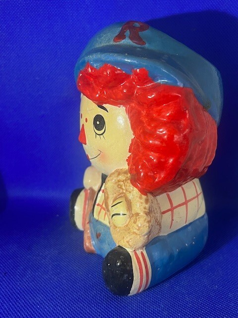 Raggedy Ann Baseball Planter Vase