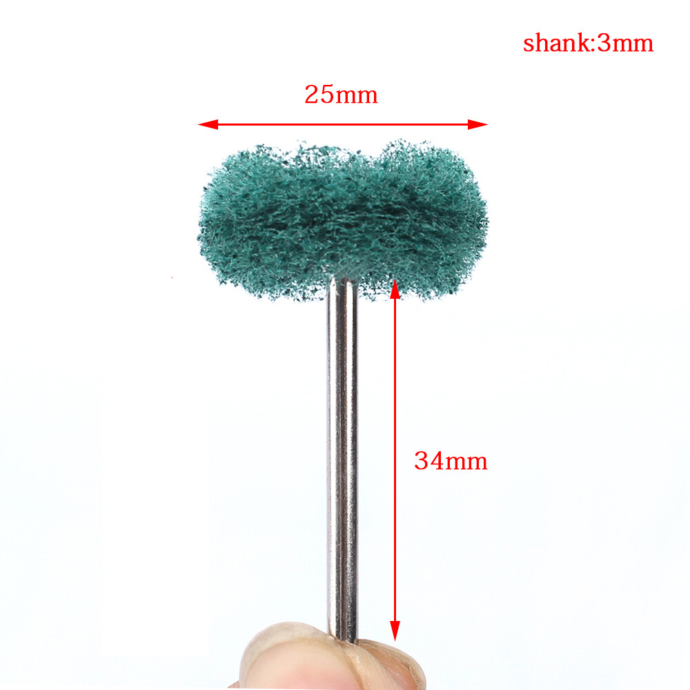 10pcs 1" Abrasive Polishing Buffing Wheels Buffer Grinder for Dremel Rotary Tool