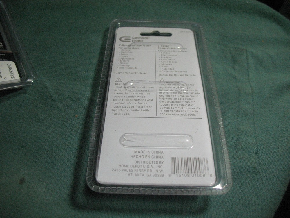 ground fault outlet and voltage tester