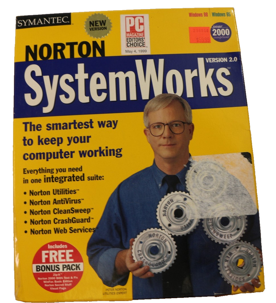 Symantec Norton SystemWorks 2000 Mod#07-00-02578  Software In Box