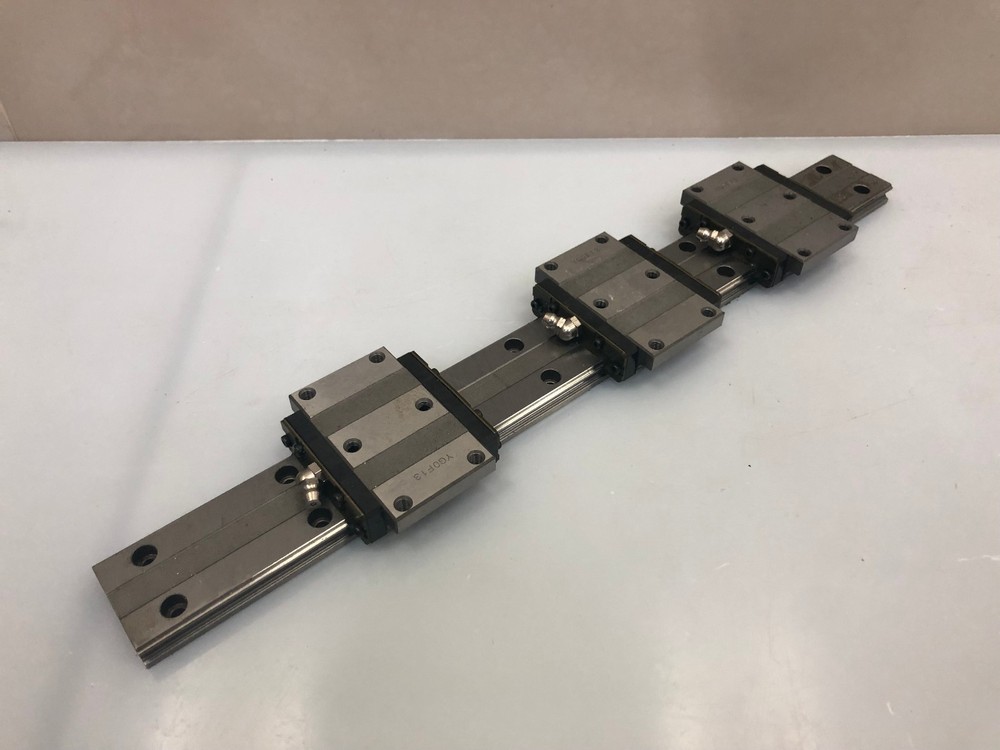 THK HRW21C Linear Guide – 3 Blocks on 380mm Rail