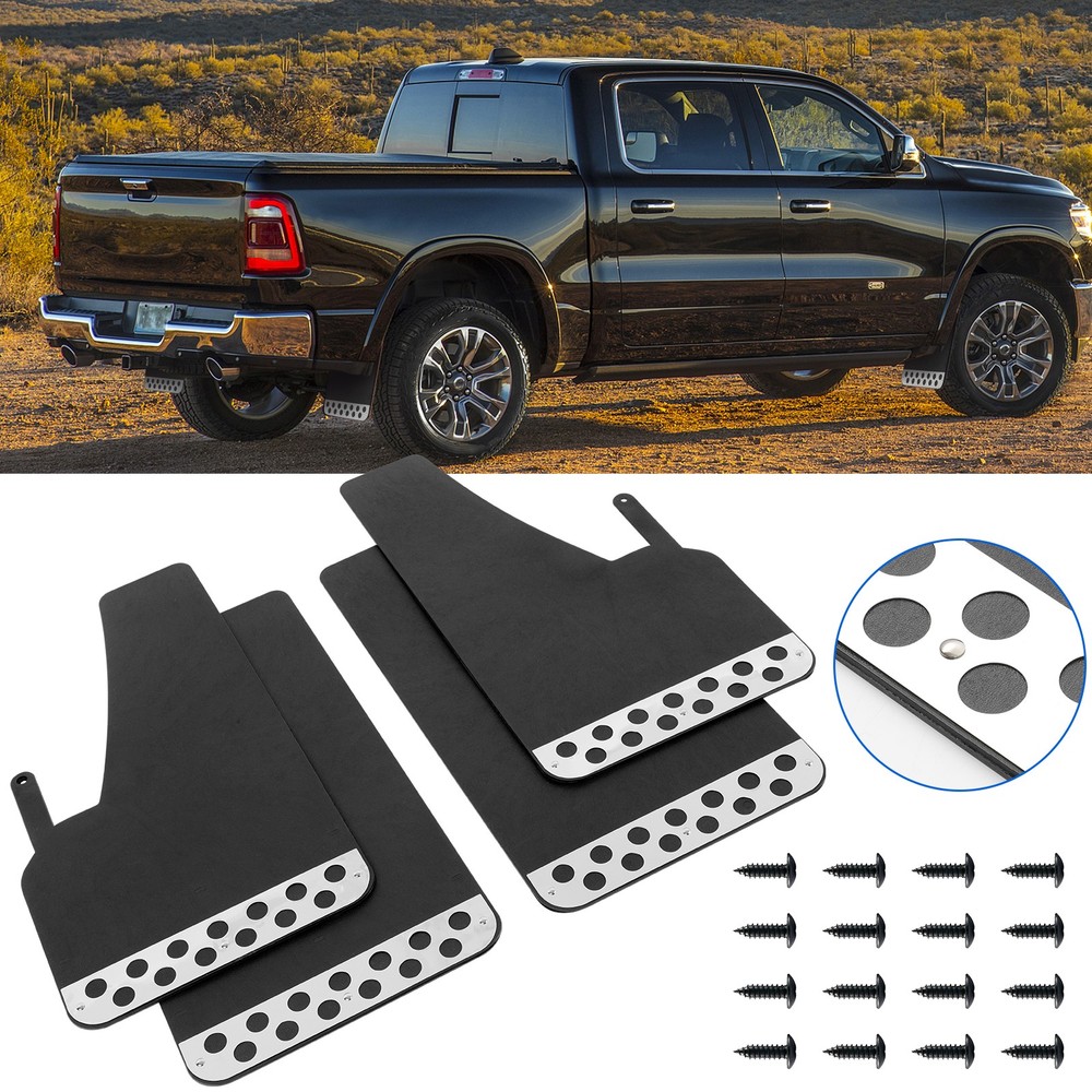 Full Set Splash Guards Mudguard 4PCS Front & Rear Mud Flaps For Dodge Durango