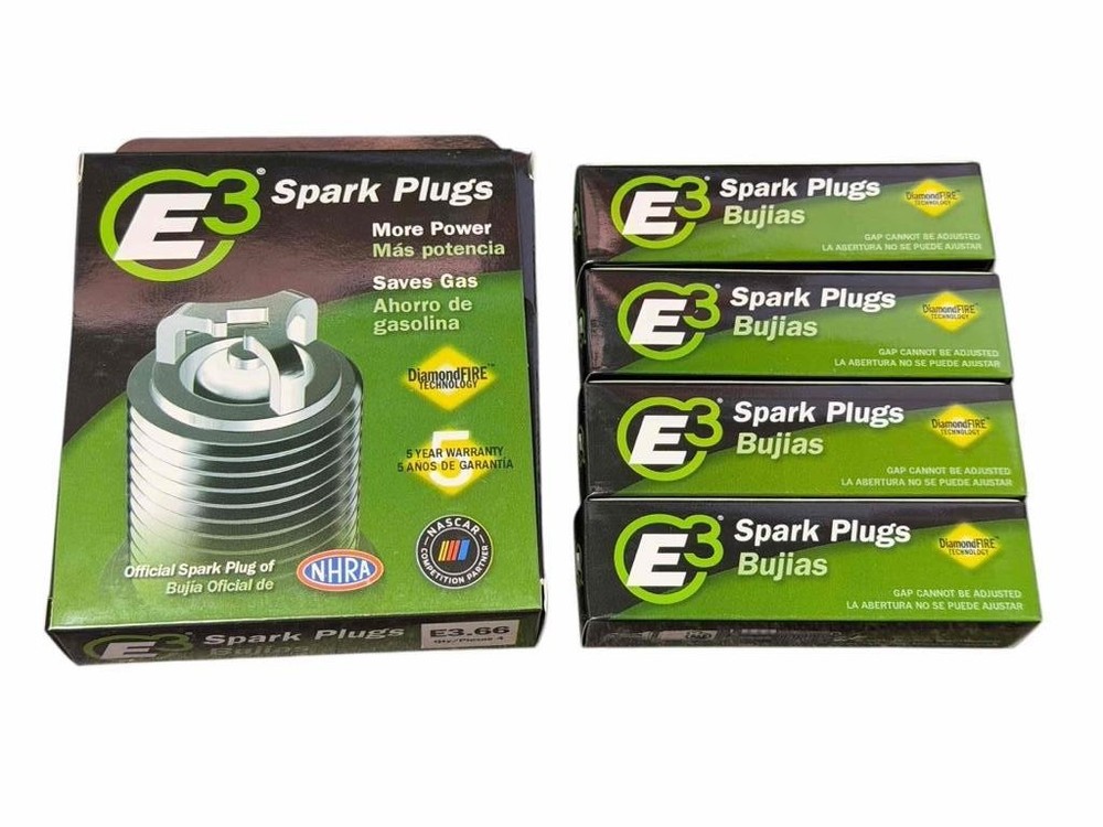 NEW 4 Pack E3.66 Spark Plugs E3 Free Shipping