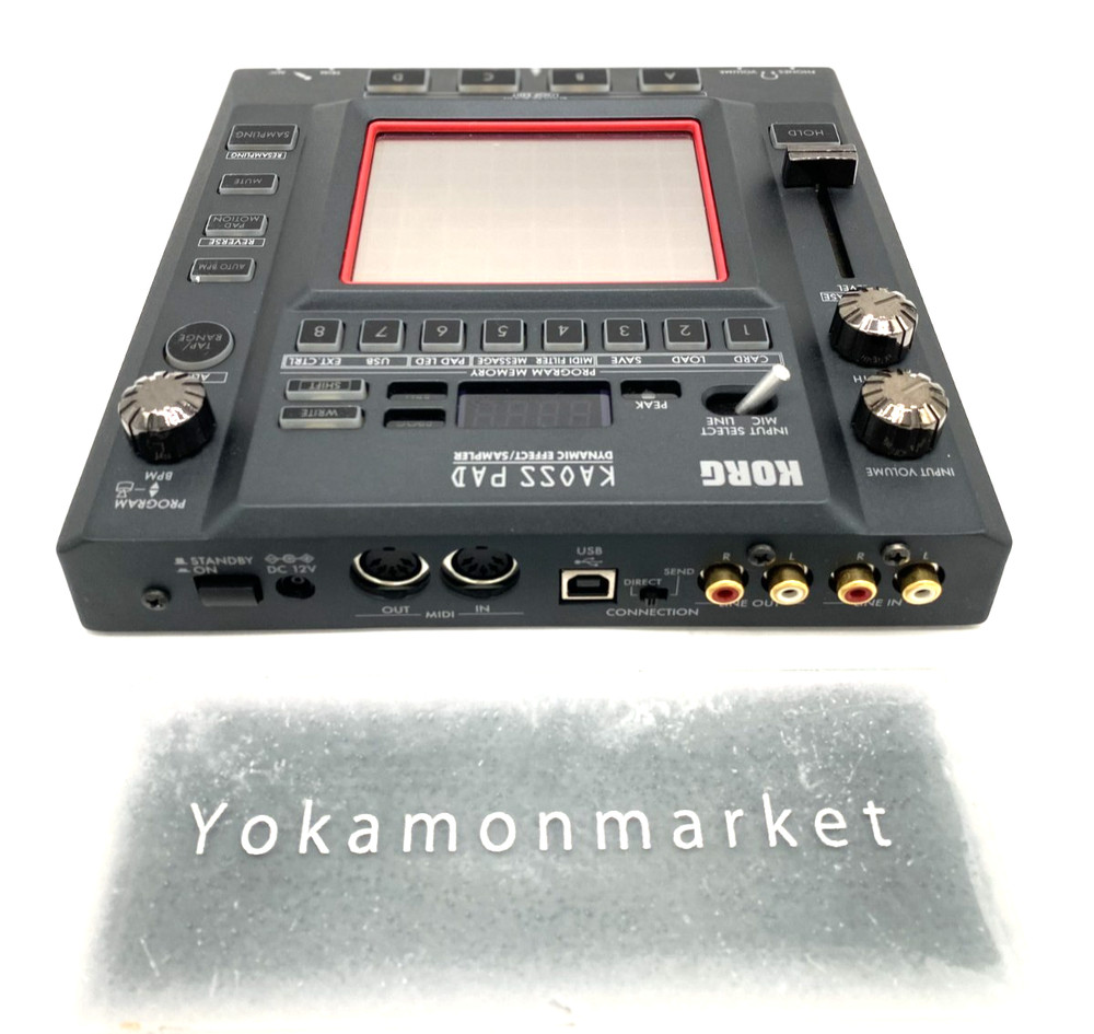 KORG KP3 Kaoss Pad Effect Sampler Module With AC Adapter Used