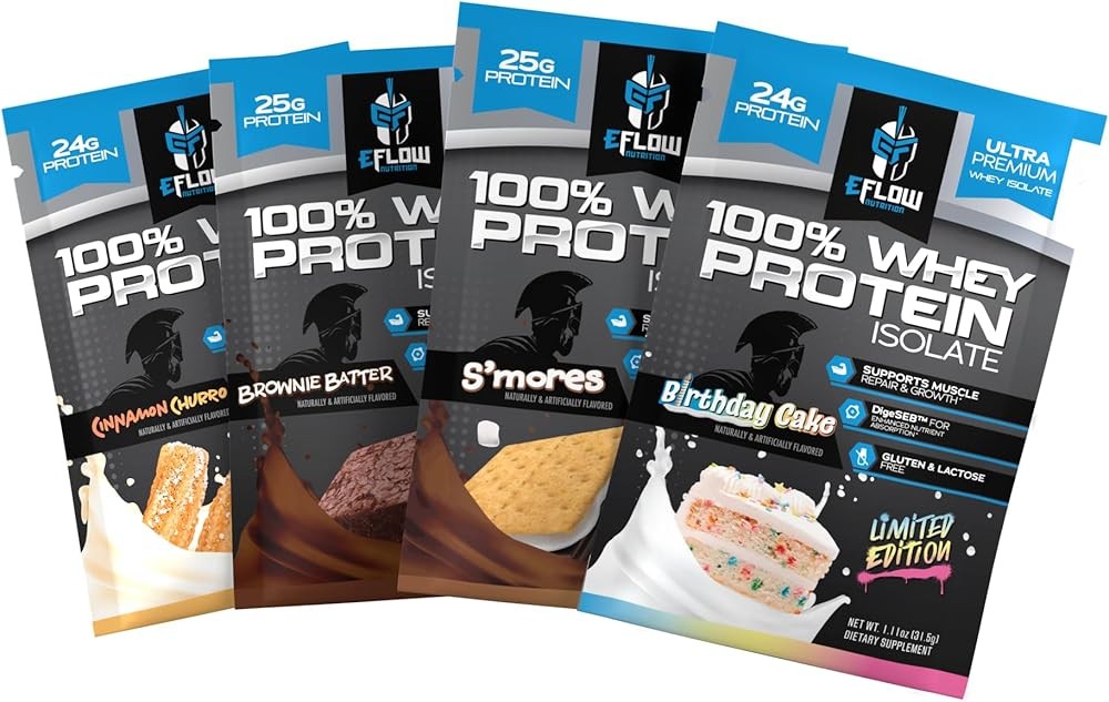 eFlow Nutrit Whey Protein Sple Variety - Isolate Protein Powder