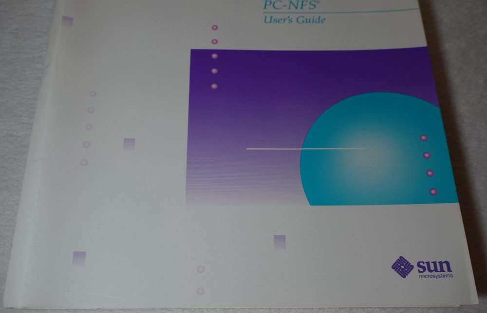 Sun Microsystems PC-NFS 1992 Original User's Guide