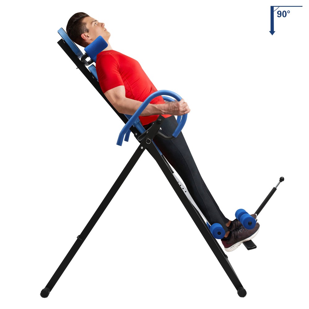 Inversion Table 330 Lbs Capacity Strength Training Inversion Bench W/ Safe Belt