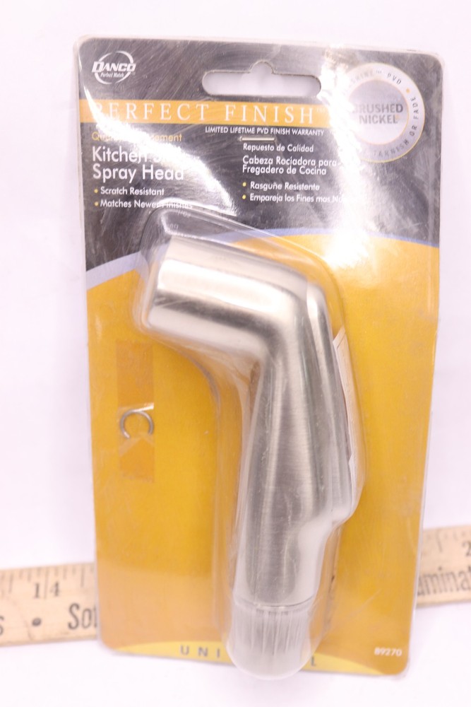 DANCO Universal Plastic Kitchen Side Spray Brushed Nickel
