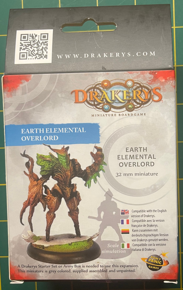 Drakerys Earth Elemental Overlord, NIB